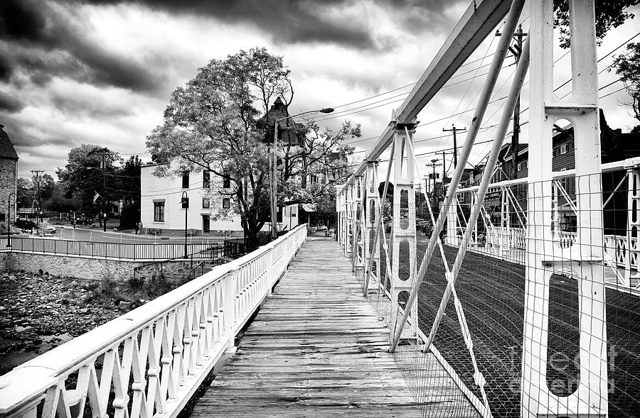 Bridge on Main Street in Clinton Photograph by John Rizzuto