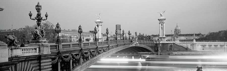 Bridge over a river, Seine River, Paris, France Photograph by Panoramic Images