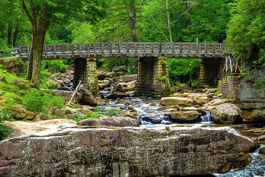 Bridge Over Glade Creek Photograph by David Beard - Fine Art America