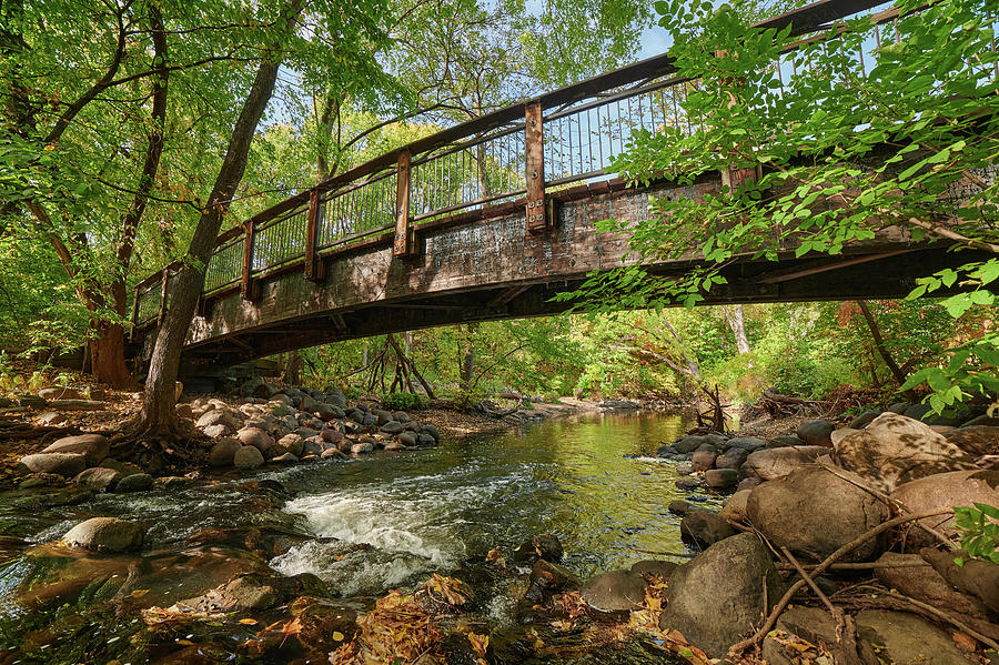 Bridge over Minnehaha Creek, near 3rd Avenue. Photograph by Jim Hughes