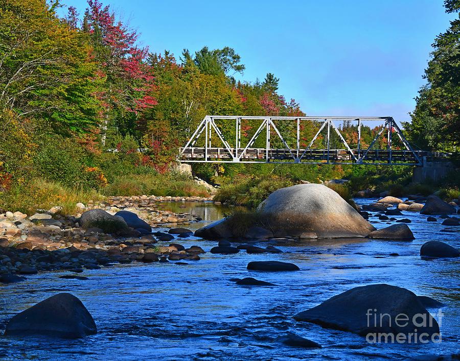 Bridge Over the Ammonoosuc River  Photograph by Steve Brown