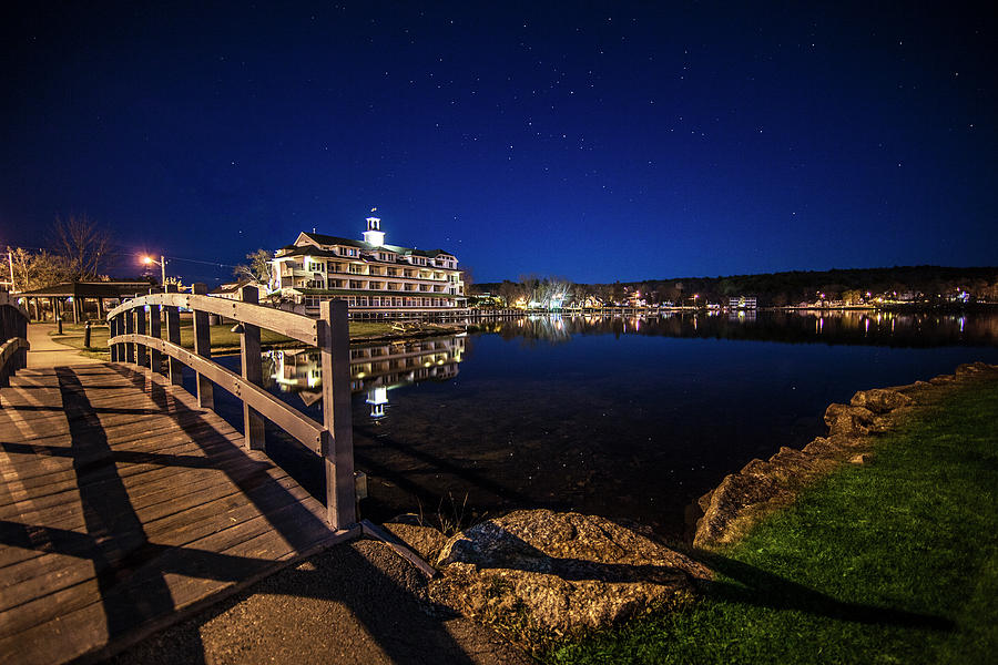 Bridge Over The Bay - Meredith, Nh Photograph by Trevor Slauenwhite Bridge Over The Bay - Meredith, Nh Photograph by Trevor Slauenwhite