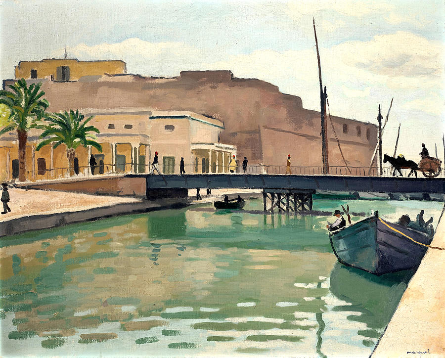 Bridge Over The Canal Painting by Albert Marquet