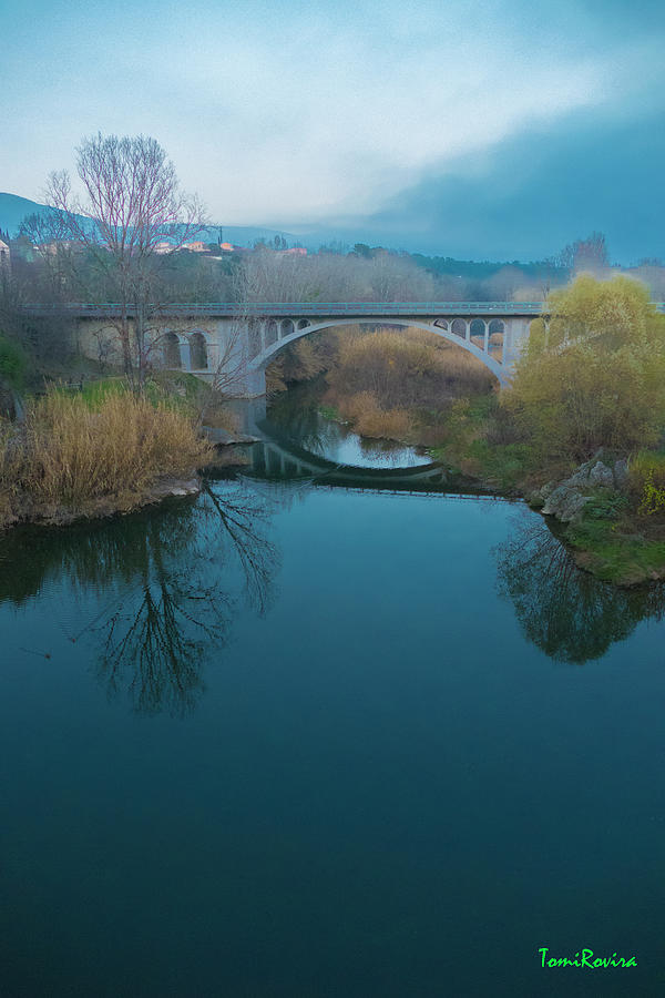 Bridge Over The River Fluvia 20220101-180 Photograph by Tomi Rovira