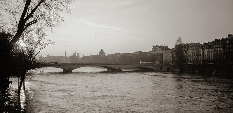 Bridge over The Seine, Paris Photograph by Frank DiMarco