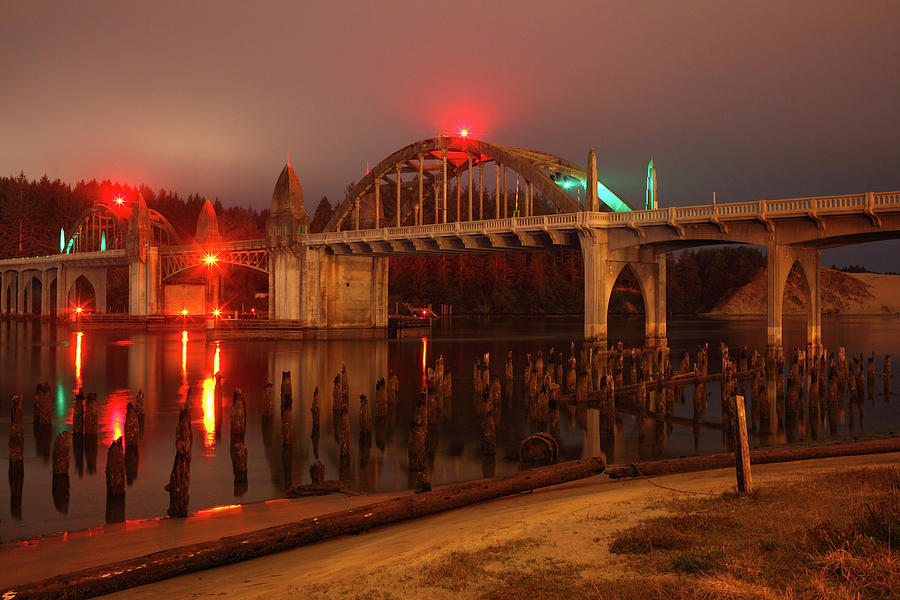 Bridge Over the Siuslaw River Photograph by Joe Klune - Fine Art America