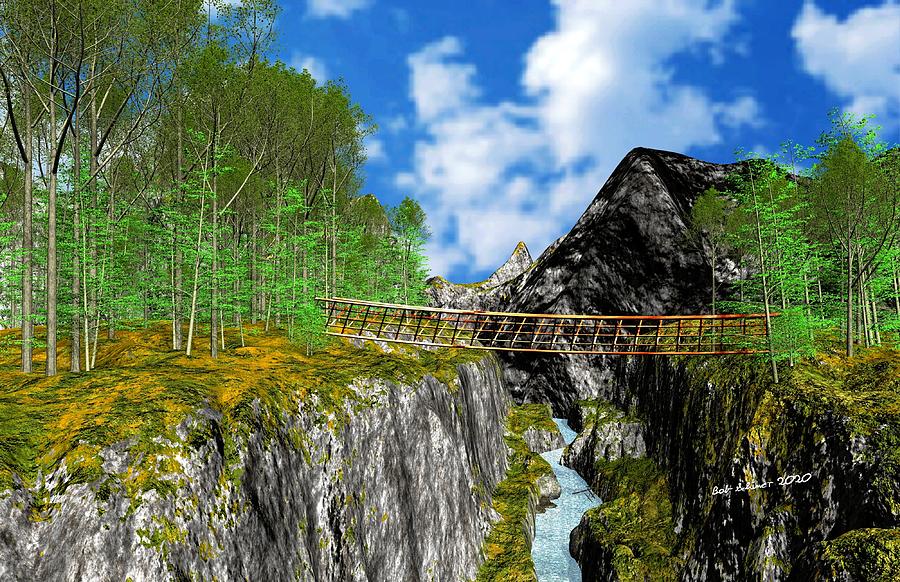Bridge Over Troubled Waters Digital Art by Bob Shimer