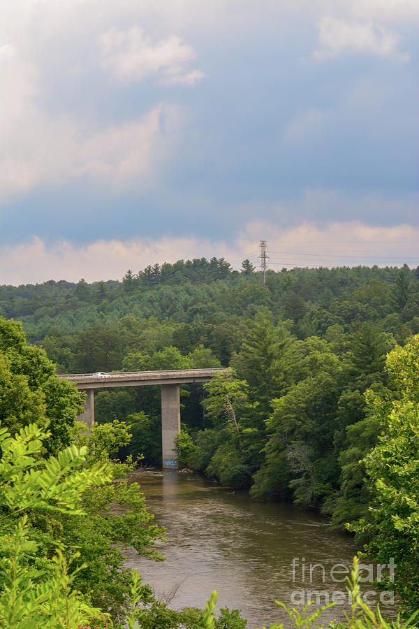 Bridge over water - North Carolina Photograph by Adrian De Leon Art and Photography