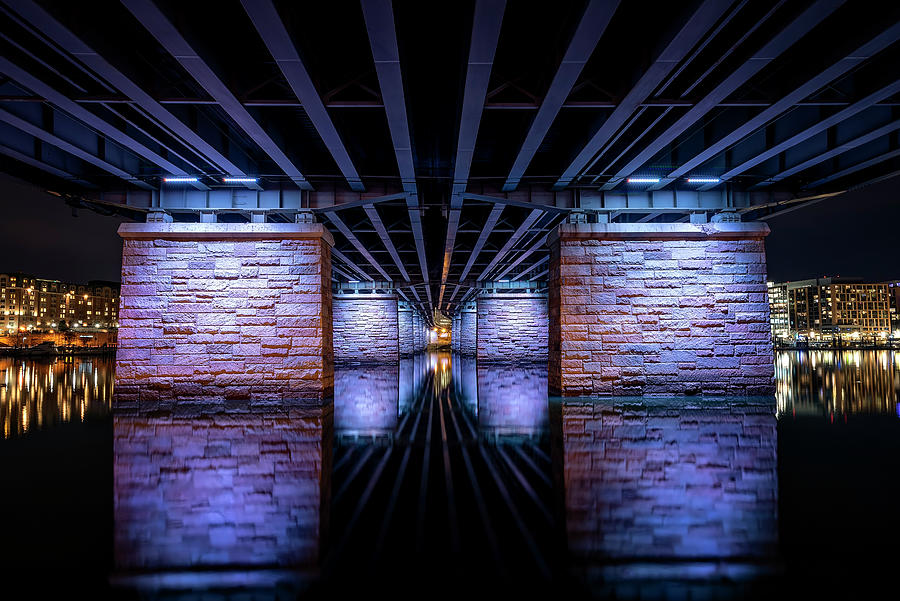 Bridge Reflections Photograph by Ryan Wyckoff