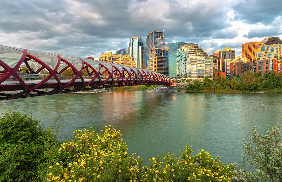 bridge to Calgary Photograph by Jonathan Nguyen