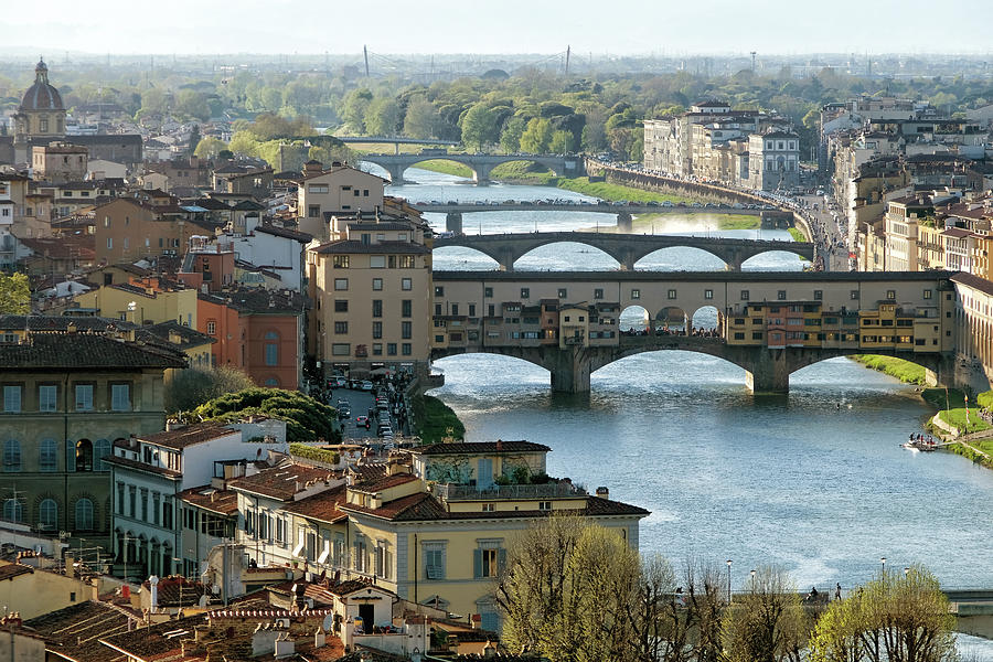 Bridges of Florence Photograph by Chevy Fleet