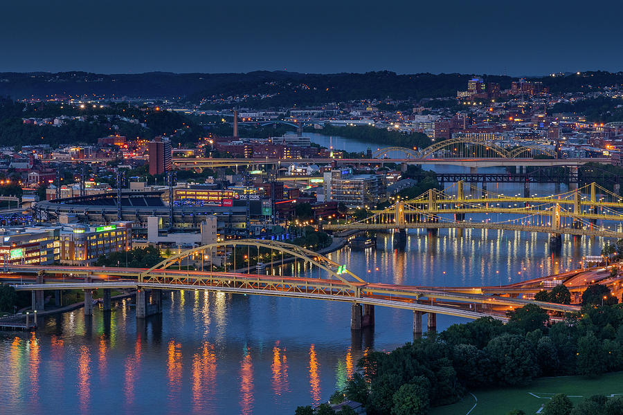 Bridges of Pittsburgh Photograph by Alex Misrahi - Fine Art America