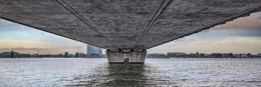Bridges That Connect Us Riga Latvia/ Honourable Mention  Photograph by Aleksandrs Drozdovs