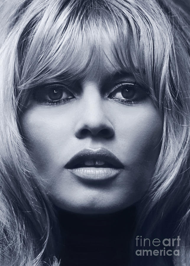 Brigitte Bardot - Classic Mixed Media by KulturArts Studio