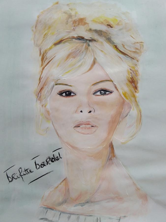 Bridget Bardot Painting by Steve Peachey - Fine Art America