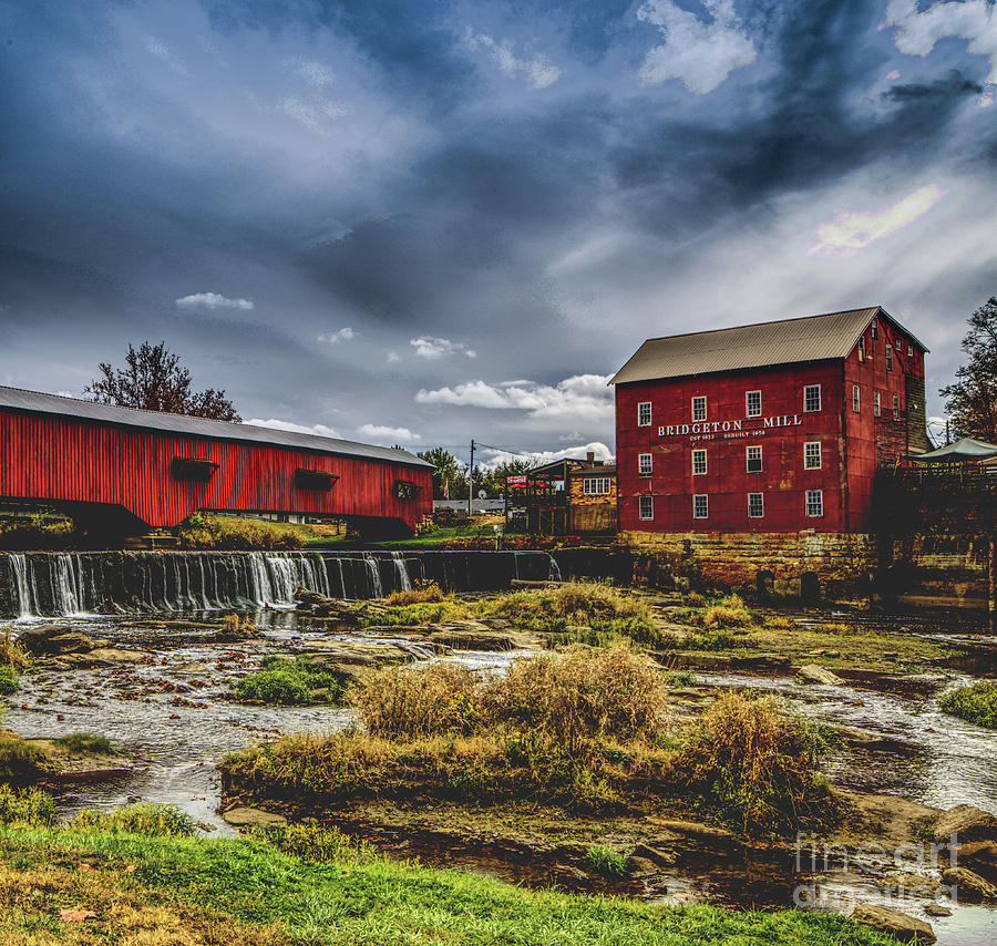 Bridgeton Mill And Bridgeton Covered Bridge Bridgeton Mill And Bridge