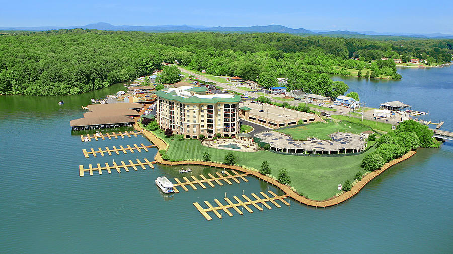 Bridgewater Plaza, Smith Mountain Lake, Va. Photograph by The James Roney Collection