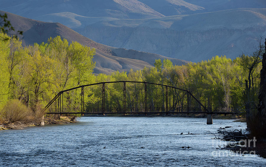Bridging the Salmon Photograph by Idaho Scenic Images Linda Lantzy