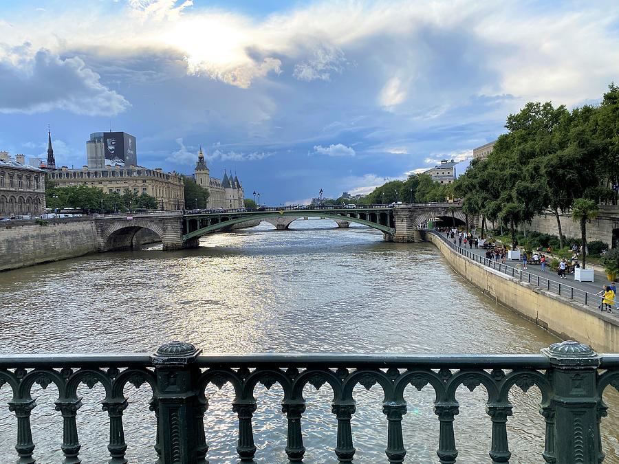 Bridging The Seine Photograph by Marla McPherson