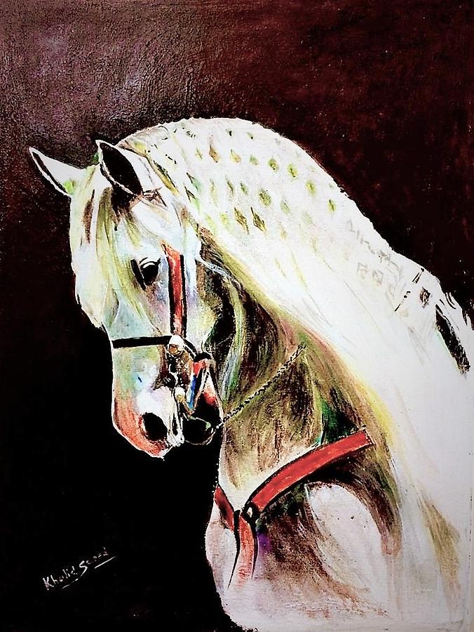 Bridled Painting by Khalid Saeed