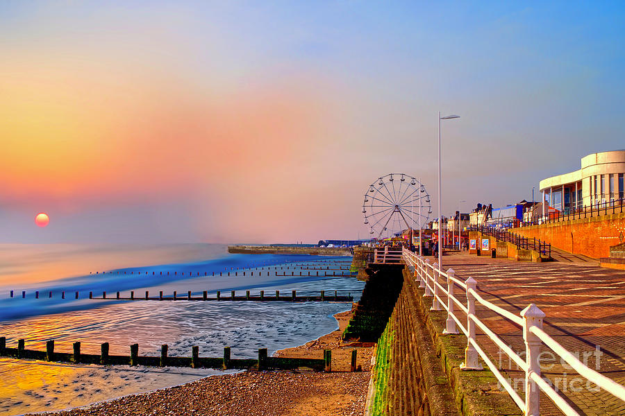 Bridlington Promenade Sunrise Photograph by Alison Chambers - Fine Art ...