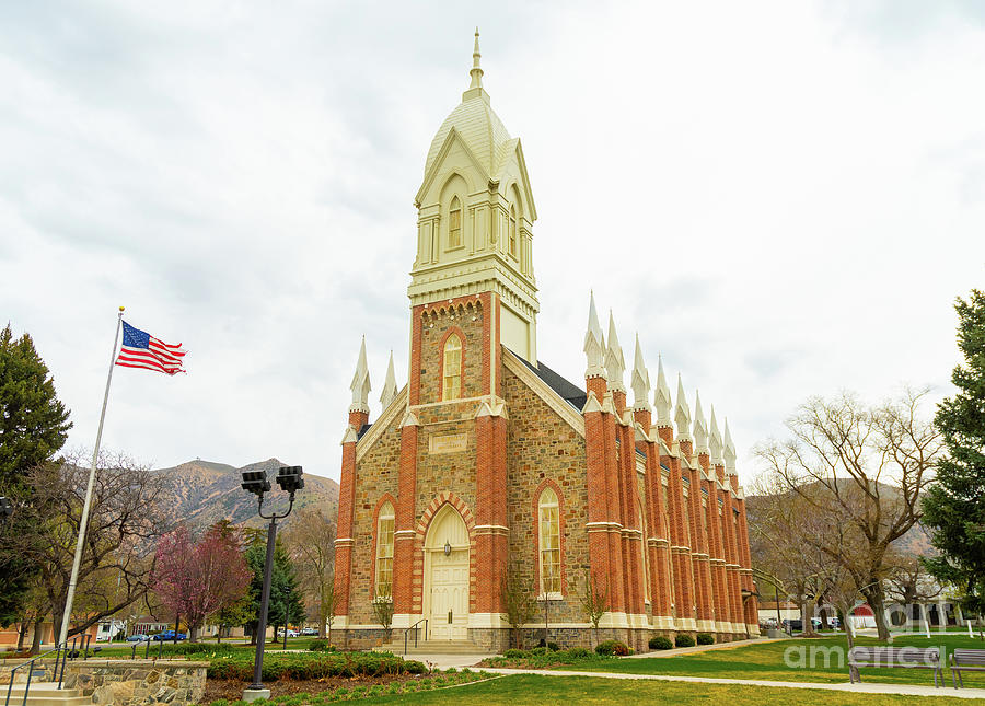 Brigham City Utah Tabernacle Photograph by Nick Boren