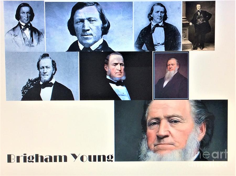 Honoring Brigham Young the great colonizer Mixed Media by Richard W Linford