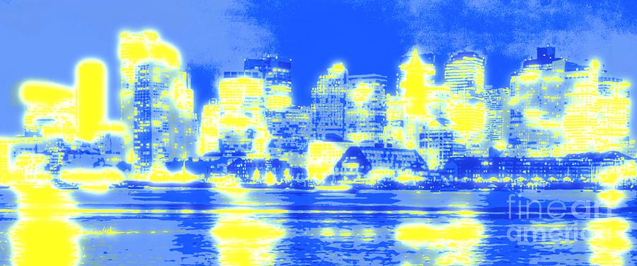 Baltimore Painting - Bright Baltimore by Jack Bunds Baltimore Painting - Bright Baltimore by Jack Bunds