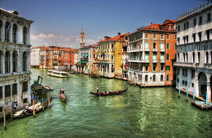 Bright Day In Venice Photograph by Edward Galagan