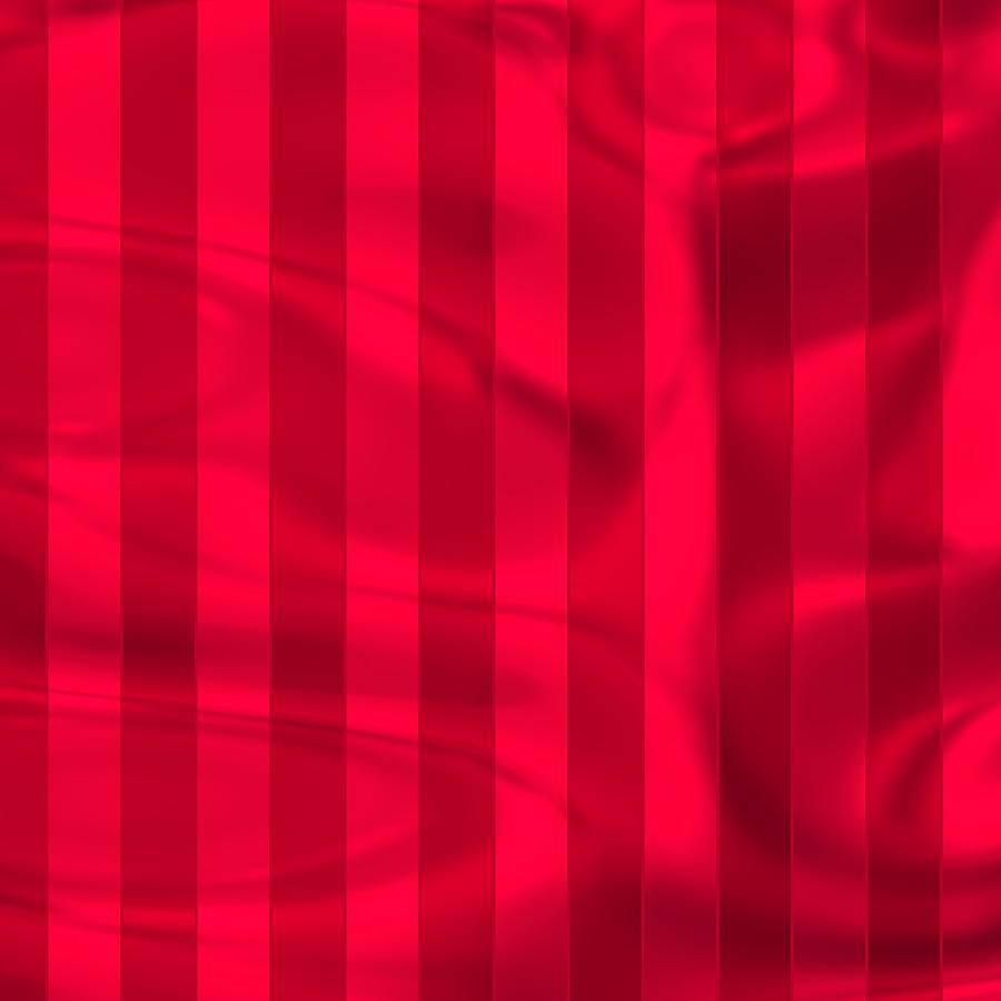 Bright Flag Of Red Stripes Digital Art