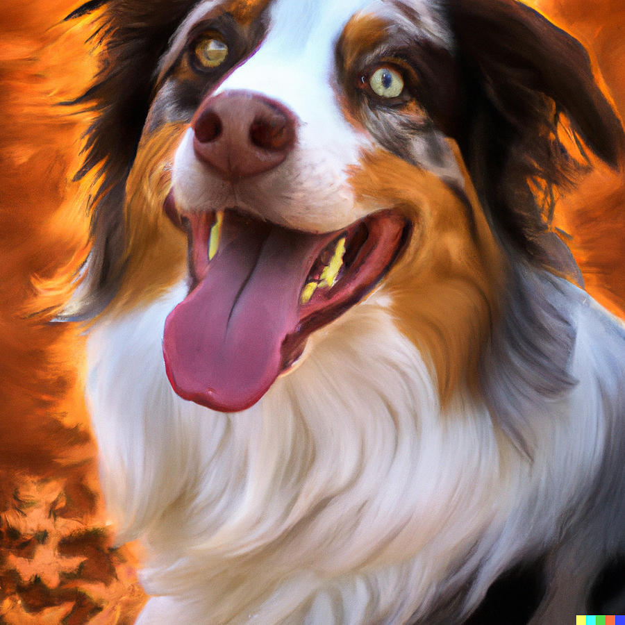 Bright fur in fall Painting by Ryan Rybarczyk - Fine Art America