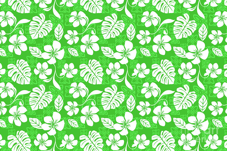 Boston Celtics Green Hibiscus Flower Pattern 3D Aloha Green