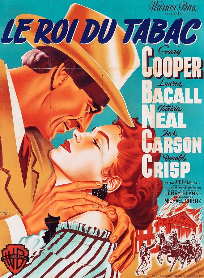 Gary Cooper Mixed Media - Bright Leaf, 1950 by Movie World Posters