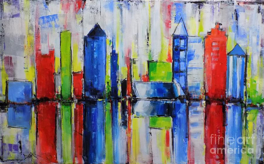 Bright Lights, Big City Painting by Dan Campbell