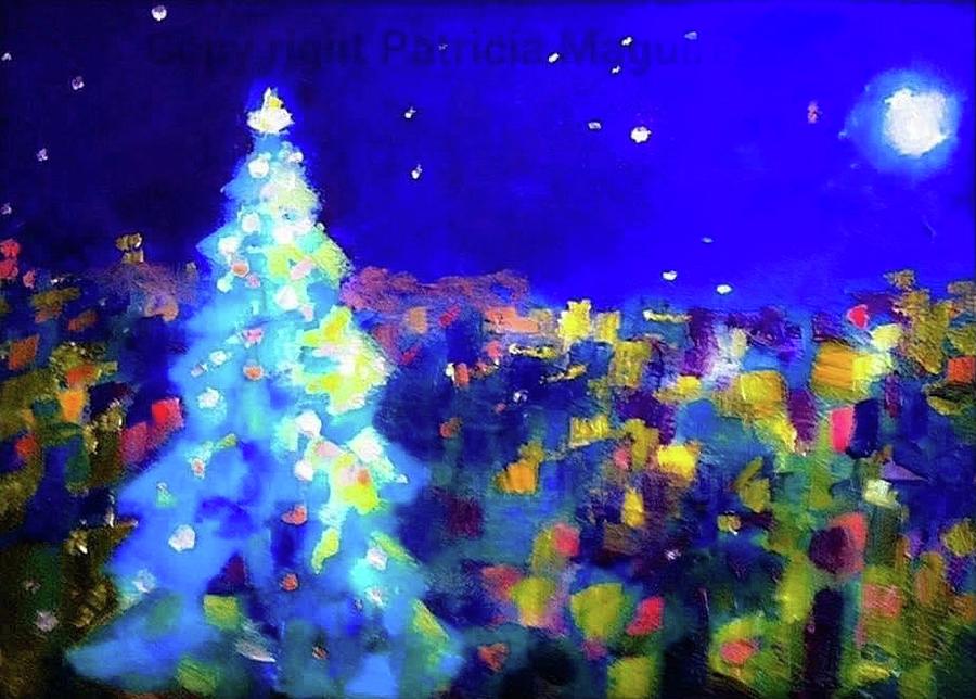 Bright Lights Painting by Patricia Maguire