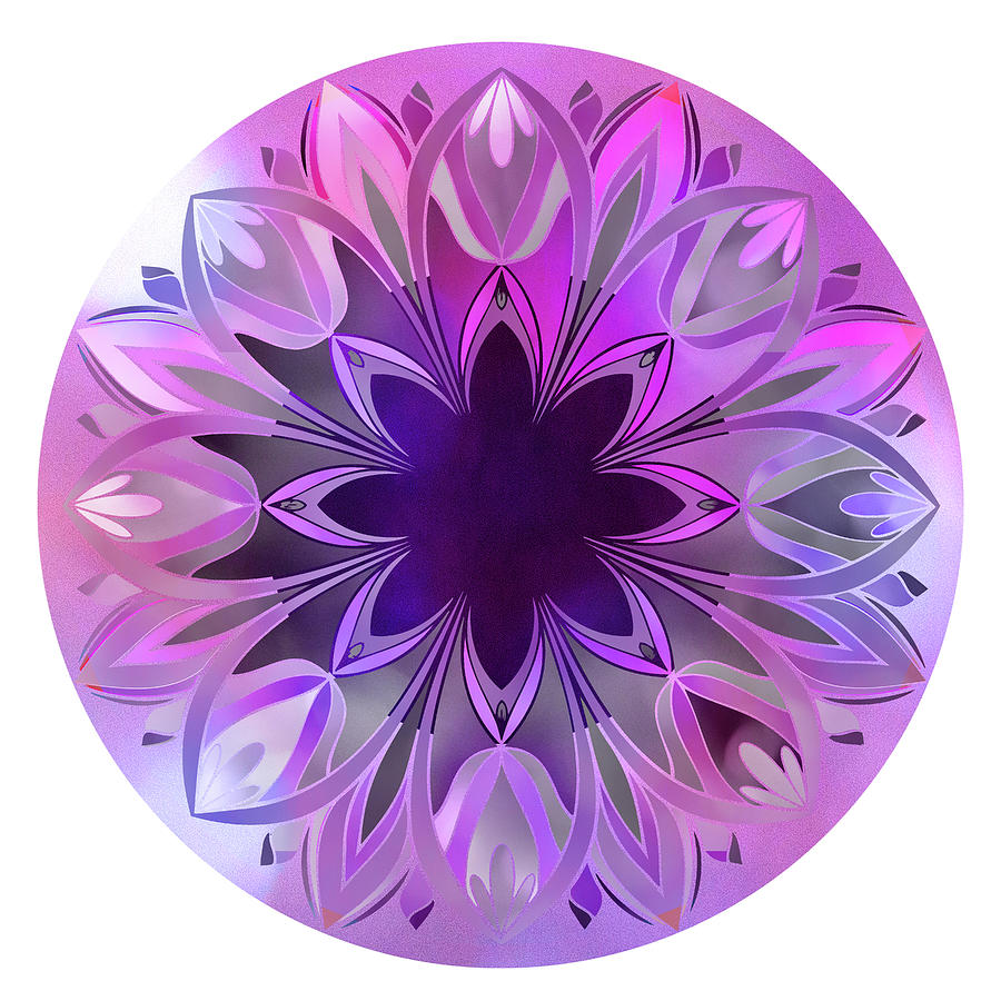 Bright Mandala Digital Art by Terry Davis