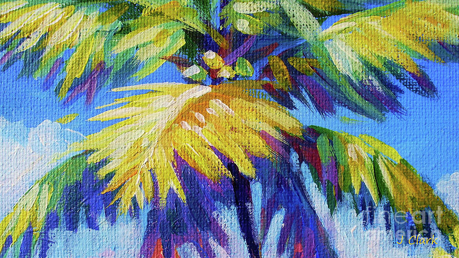 Bright Palm 16x9 Painting
