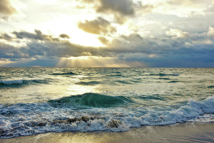 Heavenly Rays At Sunrise Photograph By Jennie Hodges Pixels