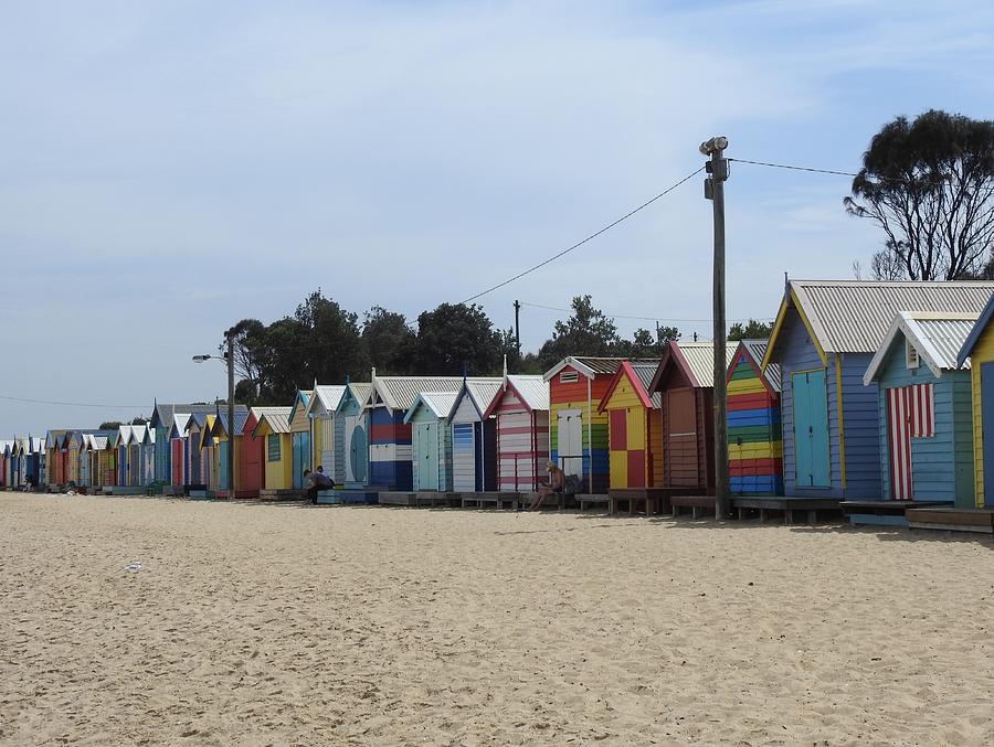 Brighton bathing boxes Photograph by Athol KLIEVE - Fine Art America