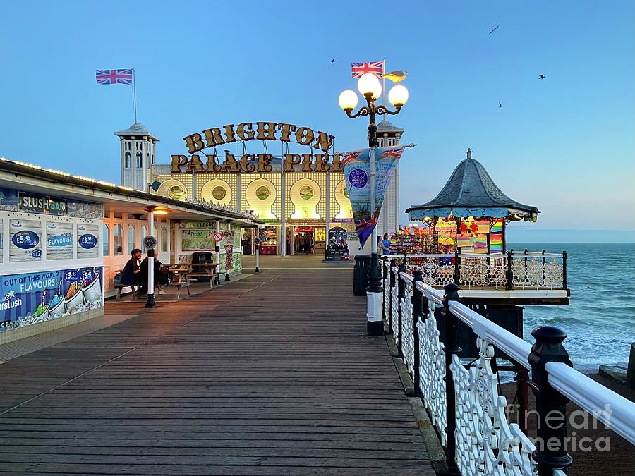 Brighton Pier In East Sussex Photograph by Loretta S