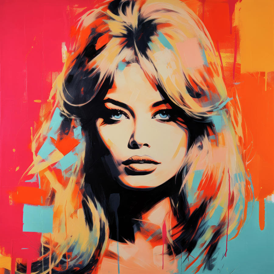 Brigitte Bardot Digital Art By Marc Huebner - Fine Art America