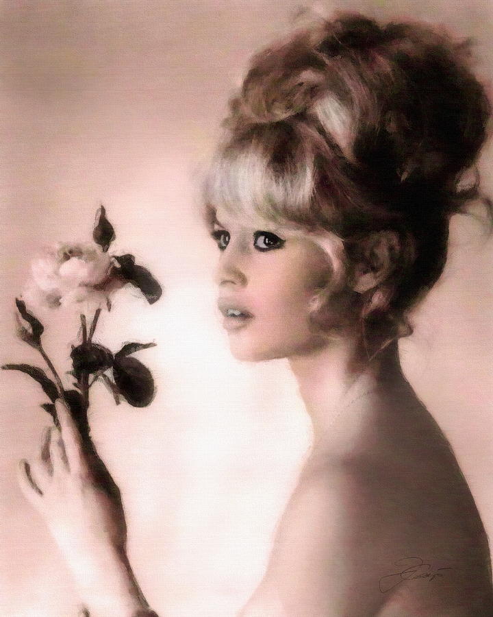 Brigitte Bardot Digital Art by Jerzy Czyz - Fine Art America