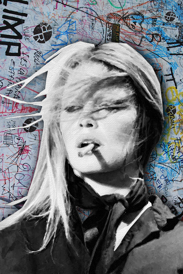 Brigitte Bardot Pop 1 Painting by Tony Rubino