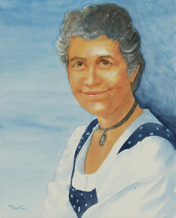 Brigitte Painting by George Harth