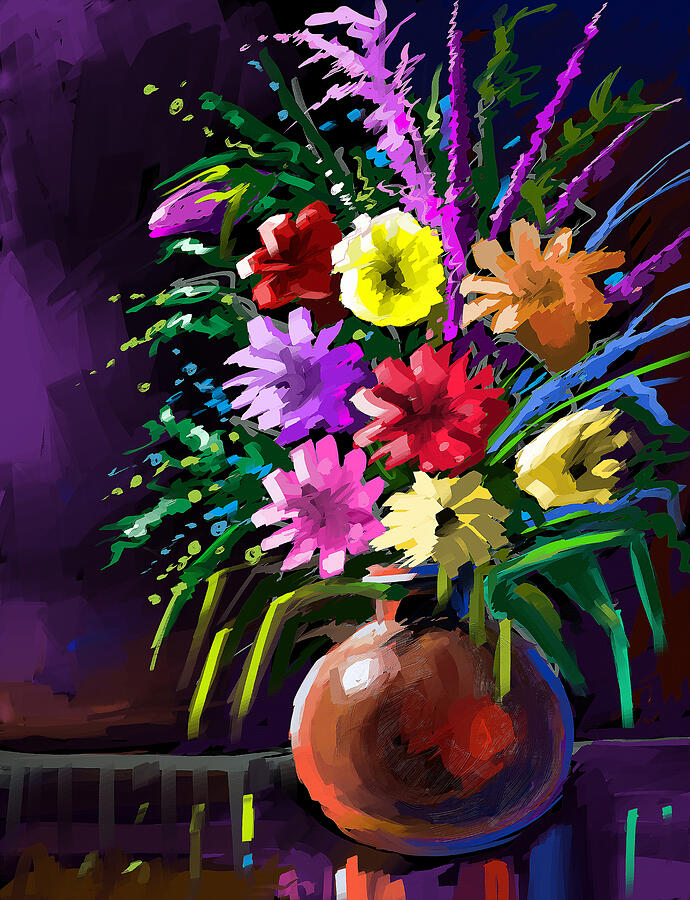 Bold Brilliance Painting by Anthony Mwangi Bold Brilliance Painting by Anthony Mwangi