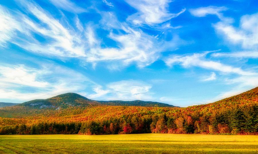 Fall Photograph - Brilliant New England Autumn View by Andy Thrasher