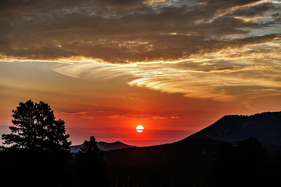 Brilliant Rocky Mountain Smoky Sunrise Photograph by Tony Hake