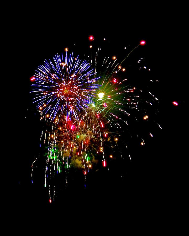 Brillint Fireworks Photograph by Sarah Lilja