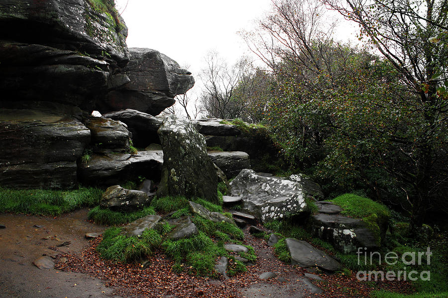 Brimham Rocks - Nidderdale Boulders - Study III Photograph by Doc Braham