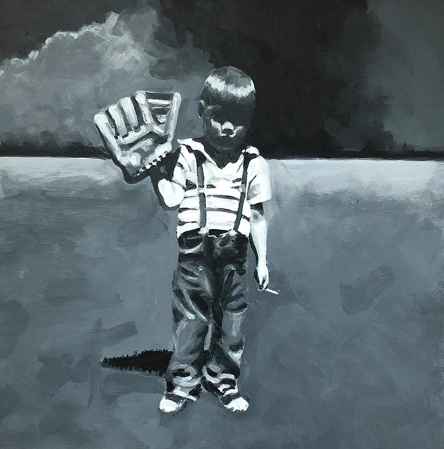 Black And White Painting - Bring It by Jeffrey Bess